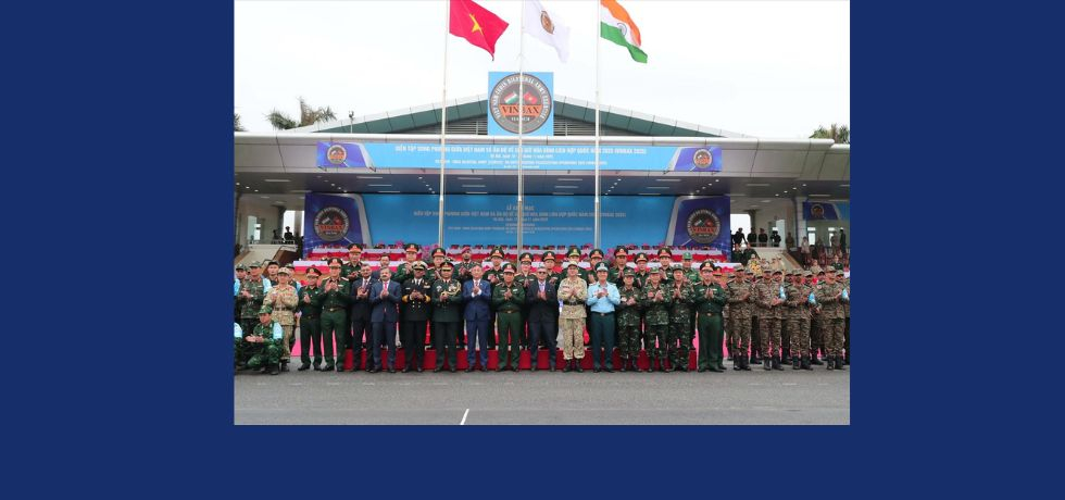 6th edition of the India-Viet Nam Exercise VINBAX inaugurated on 11 November 2025 at Mieu Mon National Training Centre near Hanoi